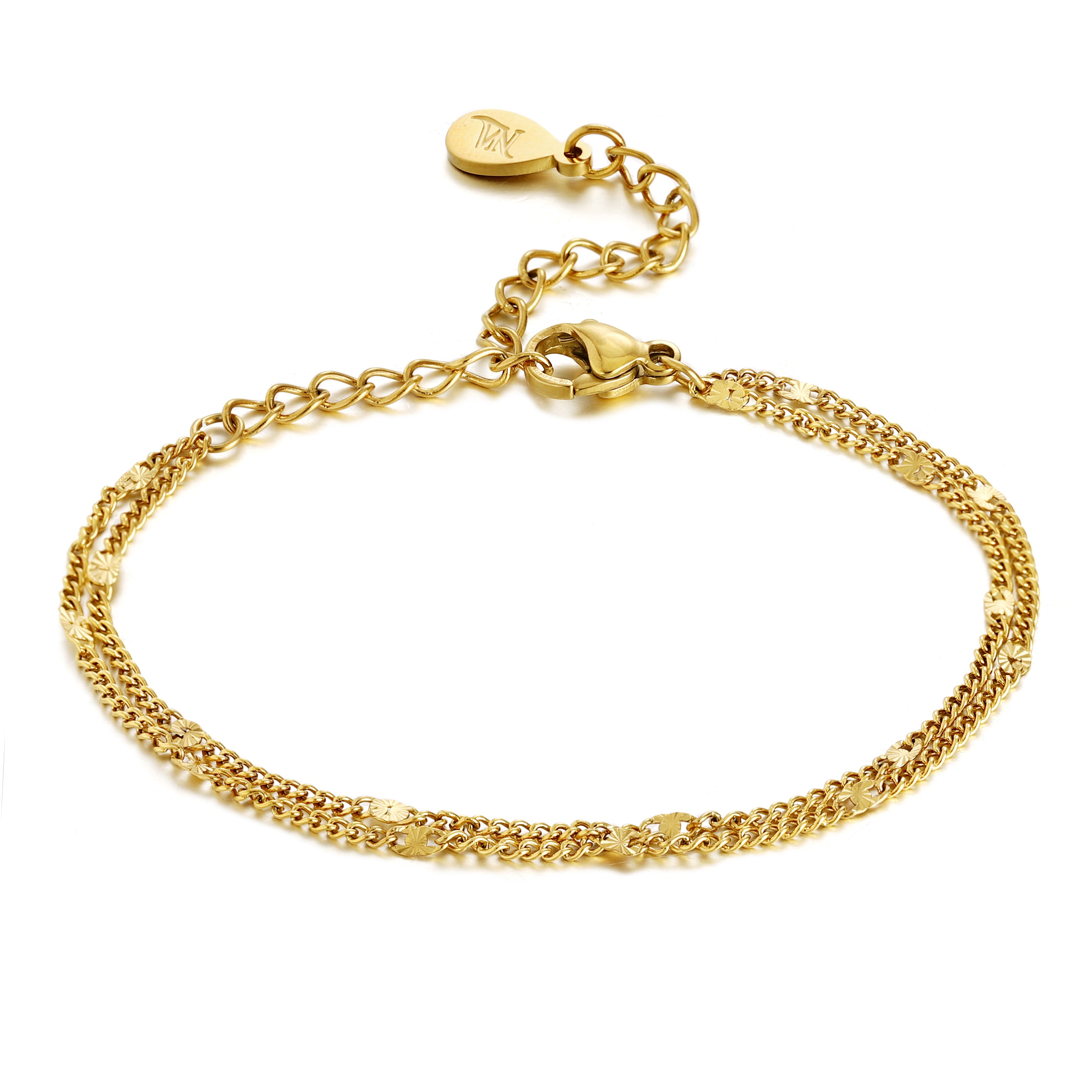 Outlined Bracelet Gold
