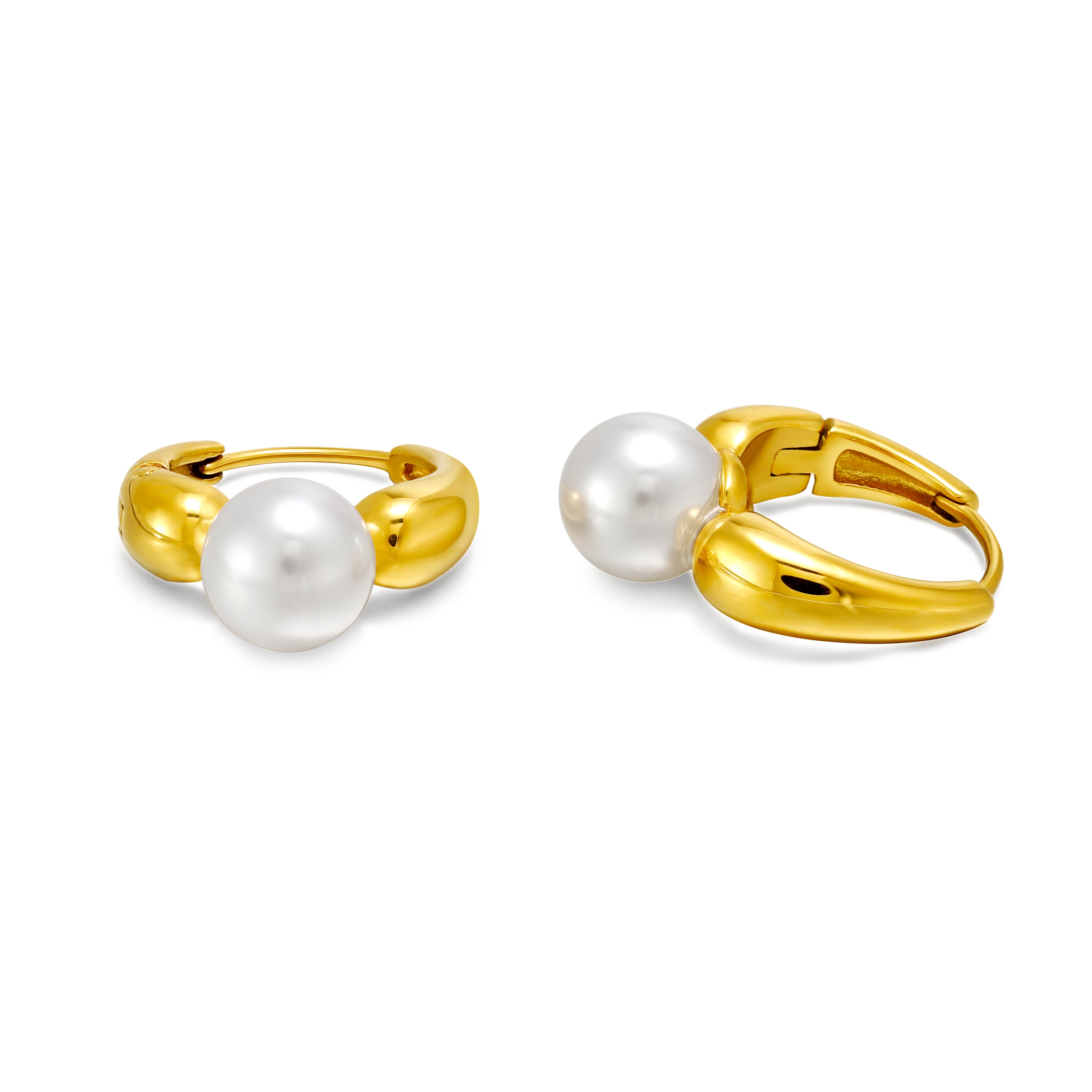 Pearl Drop Earring Gold