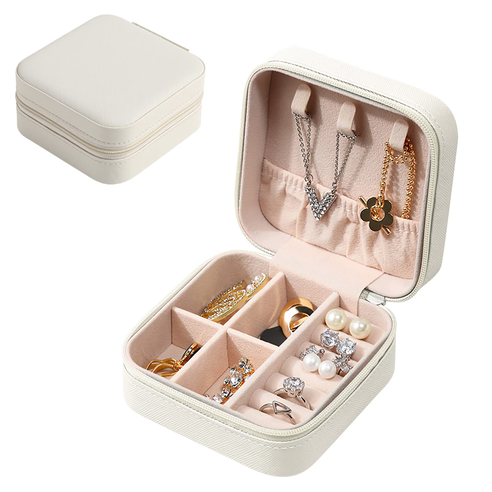 Luna Monroe Jewelry Box White