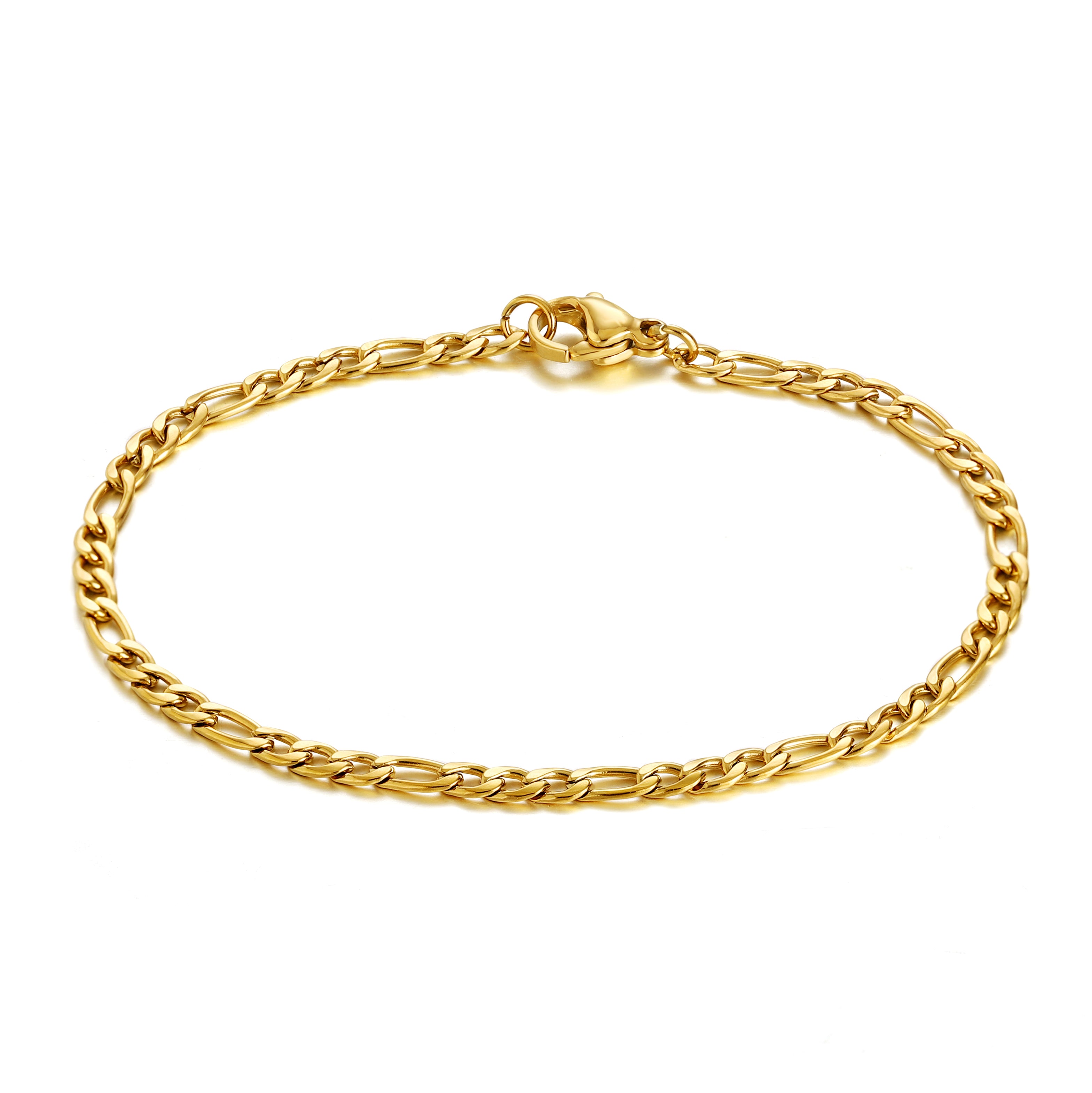 Figaro Bracelet Gold