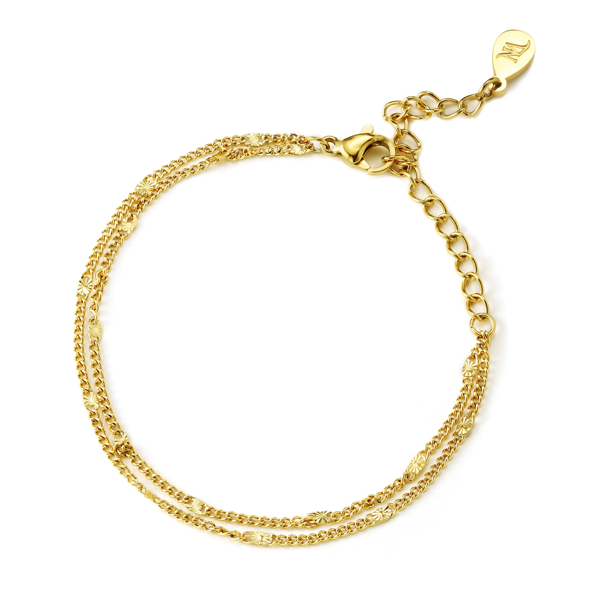 Outlined Bracelet Gold