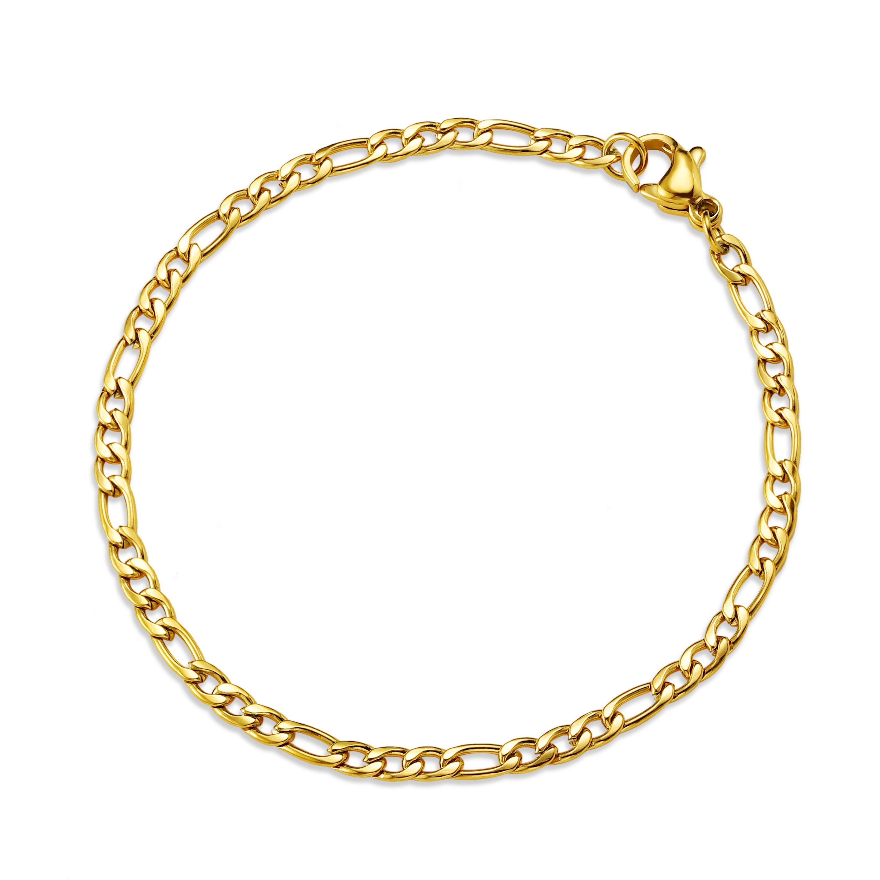 Figaro Bracelet Gold