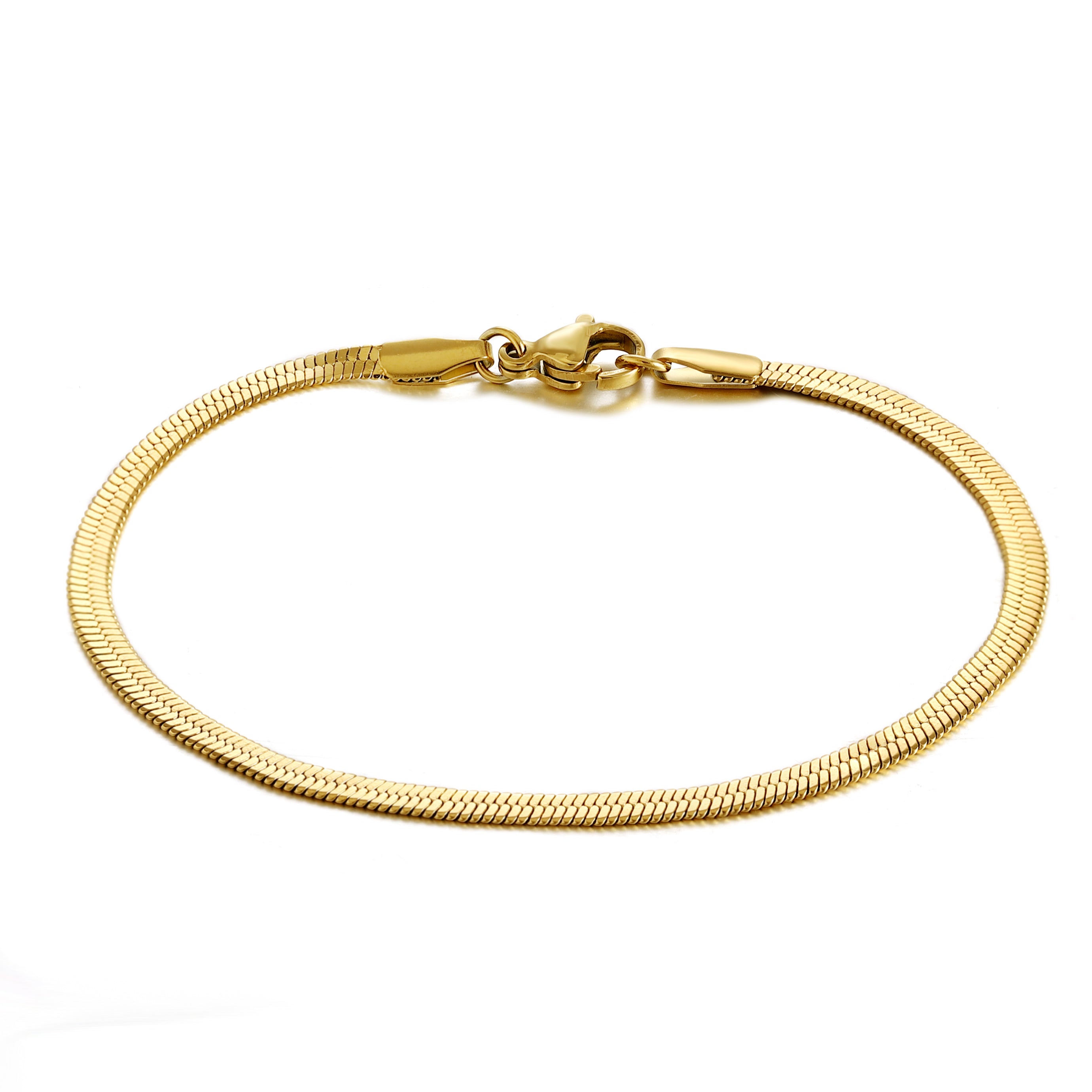 Thin Snake Bracelet Gold