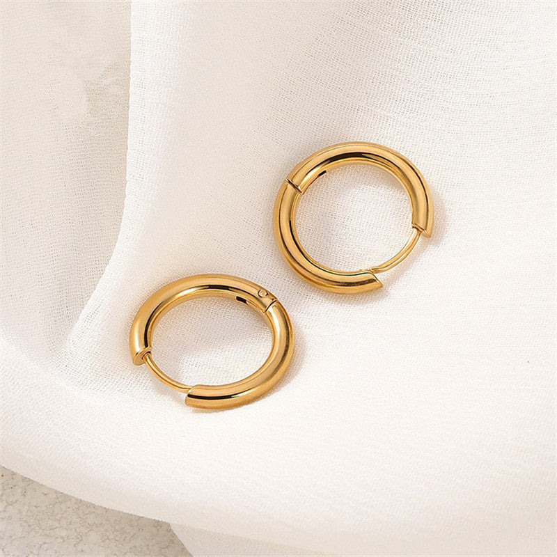 Classic Gold Hoops