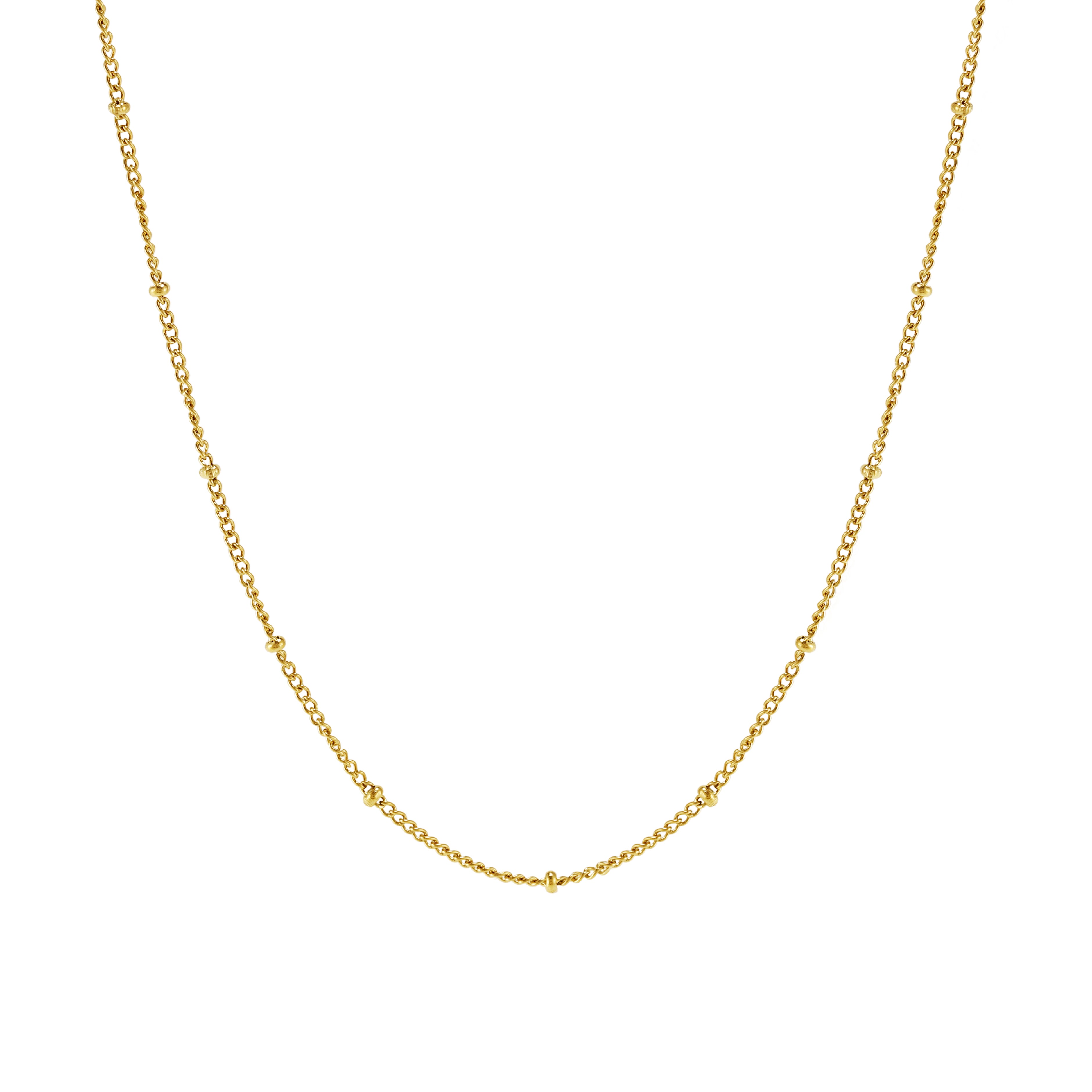 Bead Necklace Gold